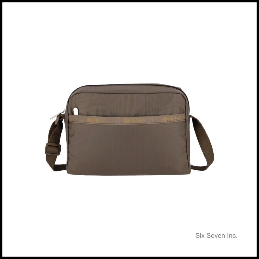 Crossbody Bag Classic Functional Travel Purse Zip Closure Adjustable Strap